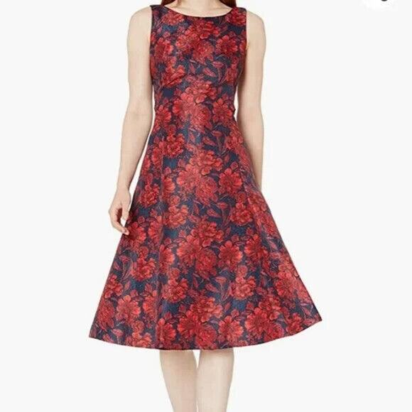 Gabby Skye Dress Women's Size 8 Multicolor Floral Sleeveless Cocktail Party NEW - Picture 1 of 12